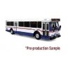 Orion V Transit Bus - Assembled -- Washington DC WMATA (white, blue, red), HO, Iconic Replicas 870516