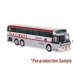 1971 Eagle Model 05 Bus - Assembled -- Adirondack Trailways (silver, white, red), HO, Iconic Replicas 870547