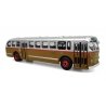 1940s-1950s ACF Brill CD-44 Transit Bus - Assembled -- Montreal STM (silver, gold, red), HO, Iconic Replicas 870369