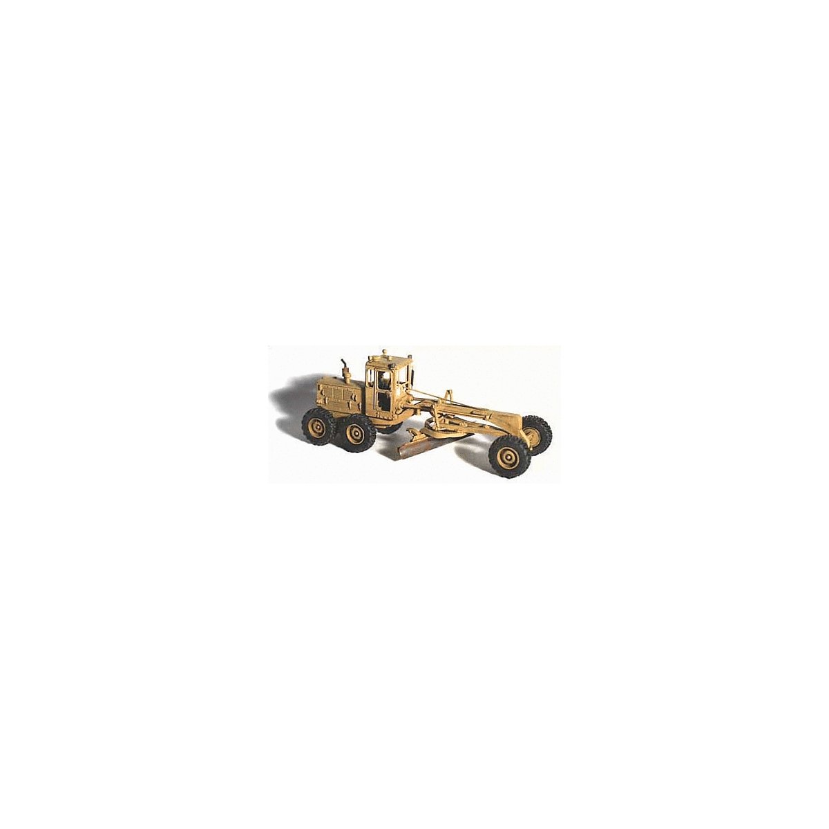 Construction Equipment (Unpainted Metal Kit) -- 120 Road Grader w/Operator Figure, HO, GHQ 61008
