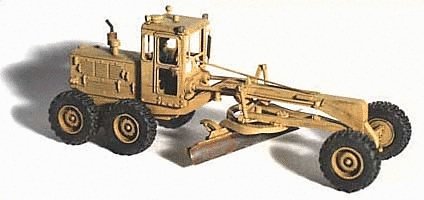 Construction Equipment (Unpainted Metal Kit) -- 120 Road Grader w/Operator Figure, HO, GHQ 61008