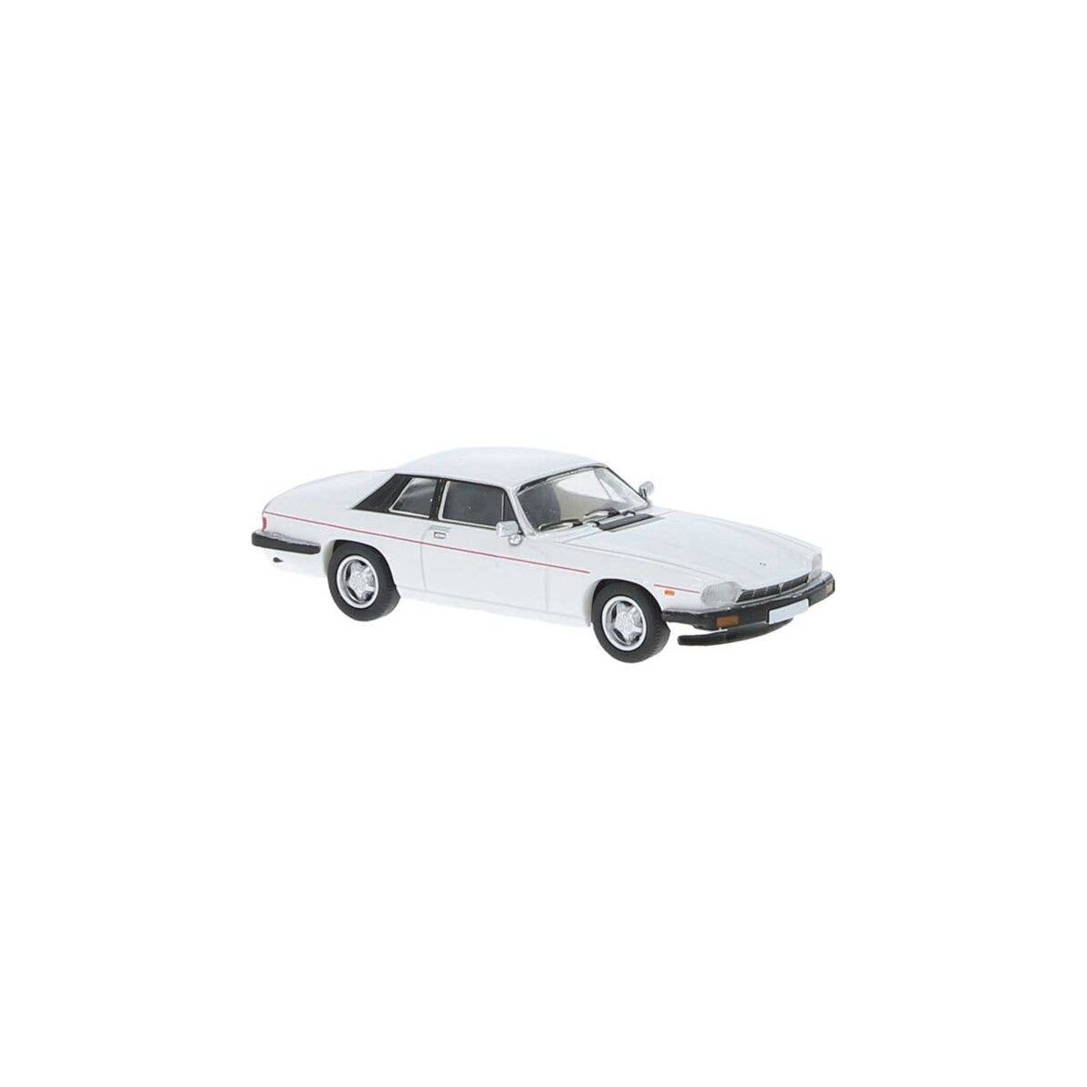 Jaguar XJ-S - Assembled -- White, HO, Brekina Automodelle PCX870331