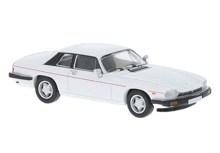 Jaguar XJ-S - Assembled -- White, HO, Brekina Automodelle PCX870331