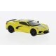 2020 Chevrolet Corvette (C8) Stingray - Assembled -- Yellow, Black, HO, Brekina Automodelle PCX870672