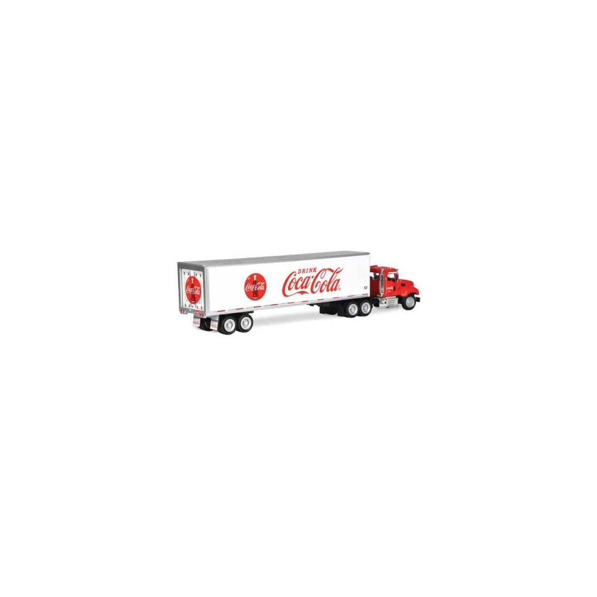 Tractor and 53′ Trailer - Assembled -- Coca-Cola (white, red), 1/50, Atlas O 820062
