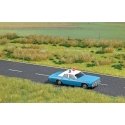 1976 Dodge Monaco 4-Door Sedan with Working Lights - Assembled -- Police (Blue Body, White Can, HO, Busch Gmbh & Co Kg 5629