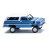 1975-1976 Chevrolet K5 Blazer SUV - Assembled -- Multi-Tone Blue, HO, Wiking 11102