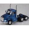 Peterbilt 579 3-Axle Day-Cab Tractor Only 2 Pack - Assembled -- Blue, HO, Herpa Models 410532