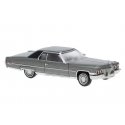 1972 Cadillac Coupe de Ville - Assembled -- Silver, Black, HO, Brekina Automodelle 18131