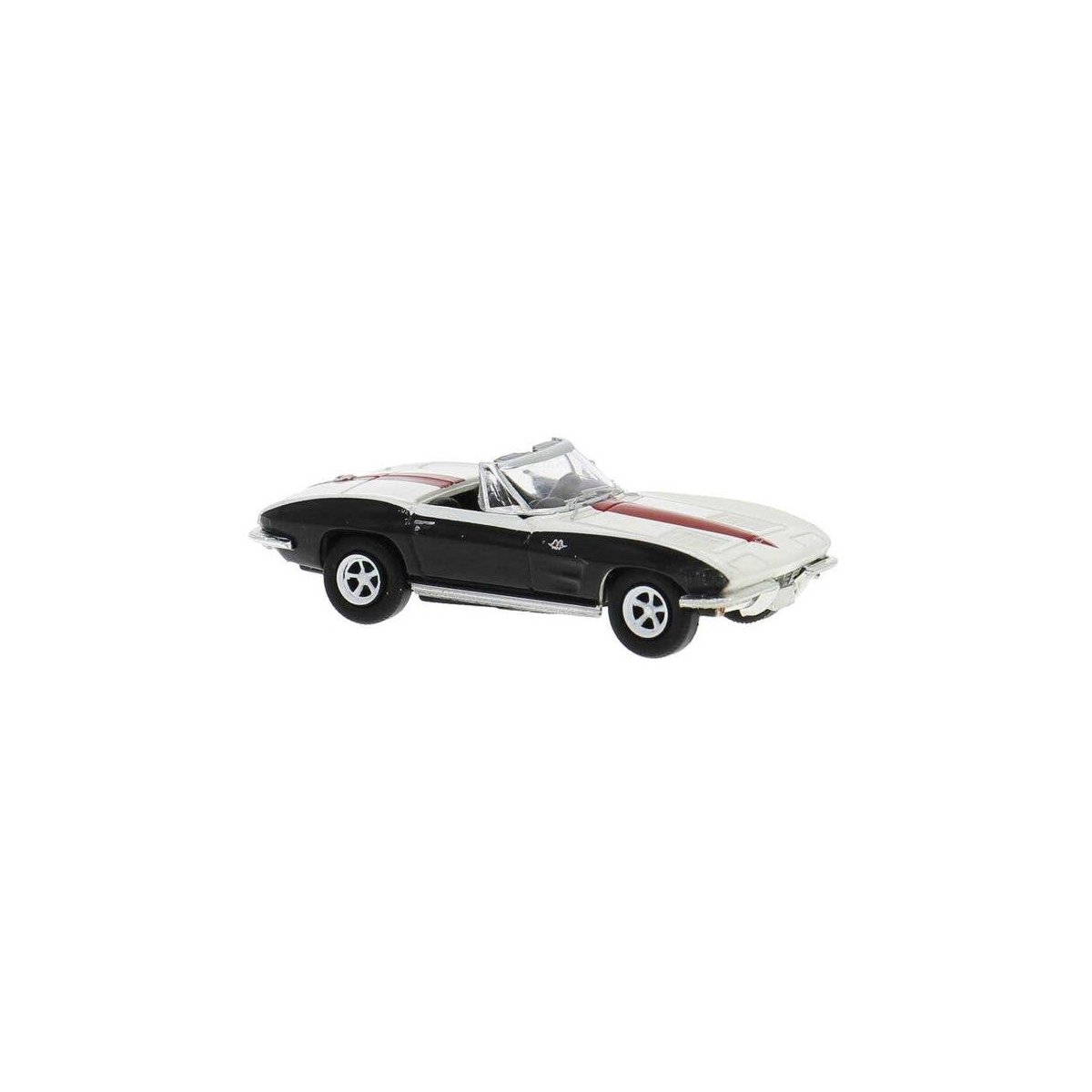 Chevrolet Corvette C2 Convertible - Assembled -- White, Black, Red, HO, Brekina Automodelle 18029