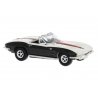 Chevrolet Corvette C2 Convertible - Assembled -- White, Black, Red, HO, Brekina Automodelle 18029