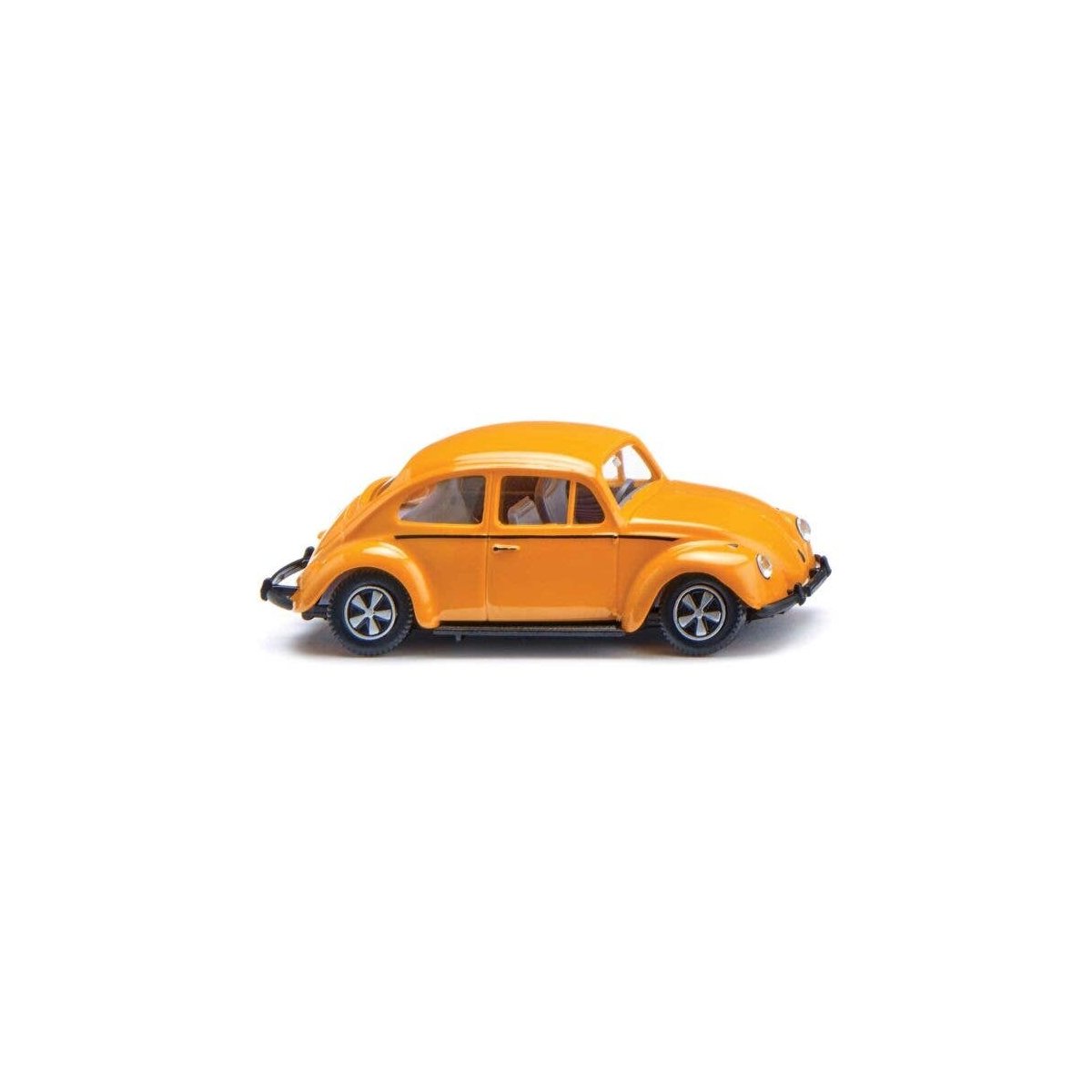 1960-1967 Volkswagen Old-Style Beetle 1200 - Assembled -- Orange, Black, HO, Wiking 81011