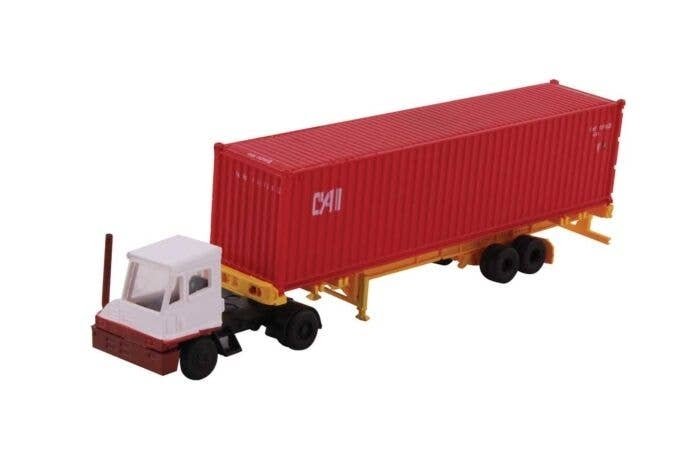Tractor/Trailer -- Yard Tractor w/40′ Container & Chassis, N, Kato USA Inc 31620