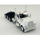 Kenworth 990 3-Axle Day-Cab Semi Tractor - Assembled -- White, HO, HO Logistics Replicas 990072