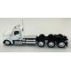 Kenworth 990 3-Axle Day-Cab Semi Tractor - Assembled -- White, HO, HO Logistics Replicas 990072