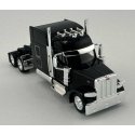 Peterbilt 589 Stand-Up Sleeper-Cab Semi Tractor - Assembled -- Black, HO, HO Logistics Replicas 589095