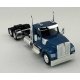 Kenworth 990 2-Axle Day-Cab Semi Tractor - Assembled -- Metallic Blue, HO, HO Logistics Replicas 990061