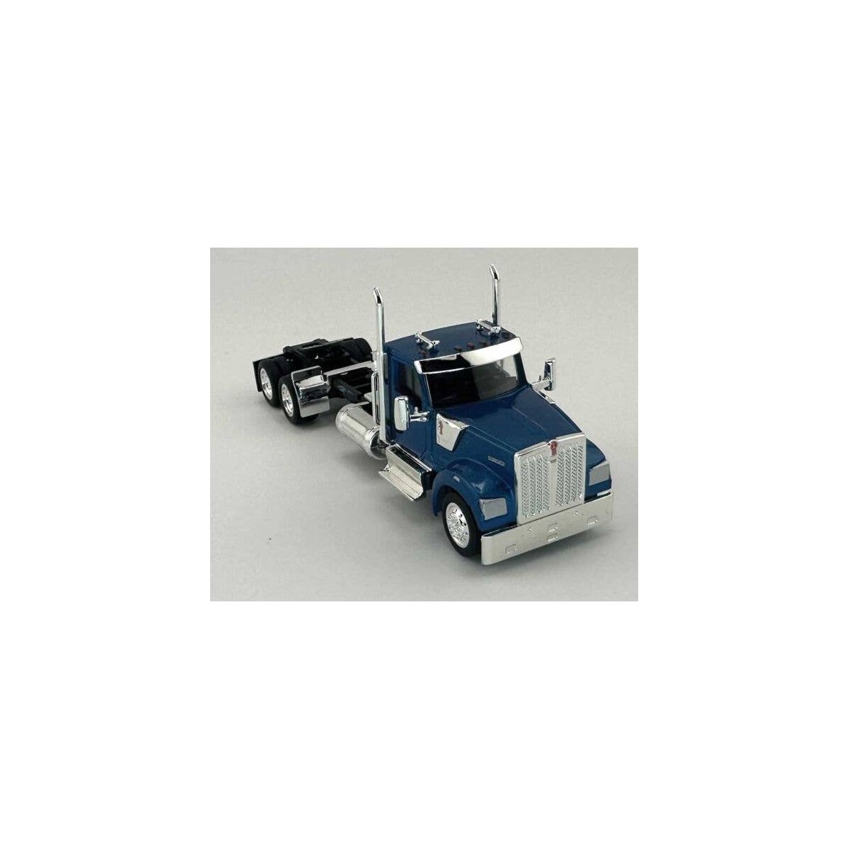Kenworth 990 2-Axle Day-Cab Semi Tractor - Assembled -- Metallic Blue, HO, HO Logistics Replicas 990061