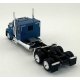 Kenworth 990 Flat-Top Sleeper-Cab Semi Tractor - Assembled -- Metallic Blue, HO, HO Logistics Replicas 990063