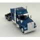 Kenworth 990 Stand-Up Sleeper-Cab Semi Tractor - Assembled -- Metallic Blue, HO, HO Logistics Replicas 990065