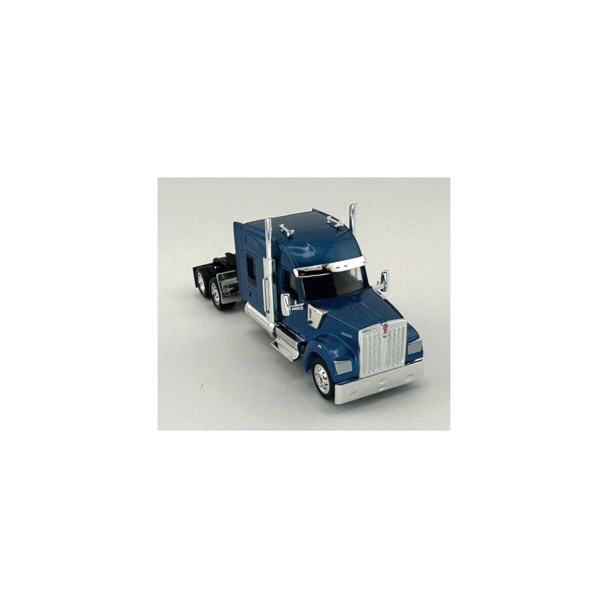 Kenworth 990 Stand-Up Sleeper-Cab Semi Tractor - Assembled -- Metallic Blue, HO, HO Logistics Replicas 990065