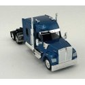 Kenworth 990 Stand-Up Sleeper-Cab Semi Tractor - Assembled -- Metallic Blue, HO, HO Logistics Replicas 990065