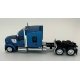 Kenworth 990 Stand-Up Sleeper-Cab Semi Tractor - Assembled -- Metallic Blue, HO, HO Logistics Replicas 990065