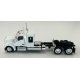 Kenworth 990 Flat-Top Sleeper-Cab Semi Tractor - Assembled -- White, HO, HO Logistics Replicas 990073