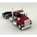 Kenworth 990 2-Axle Day-Cab Semi Tractor - Assembled -- Red, HO, HO Logistics Replicas 990081