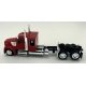 Kenworth 990 Flat-Top Sleeper-Cab Semi Tractor - Assembled -- Red, HO, HO Logistics Replicas 990083