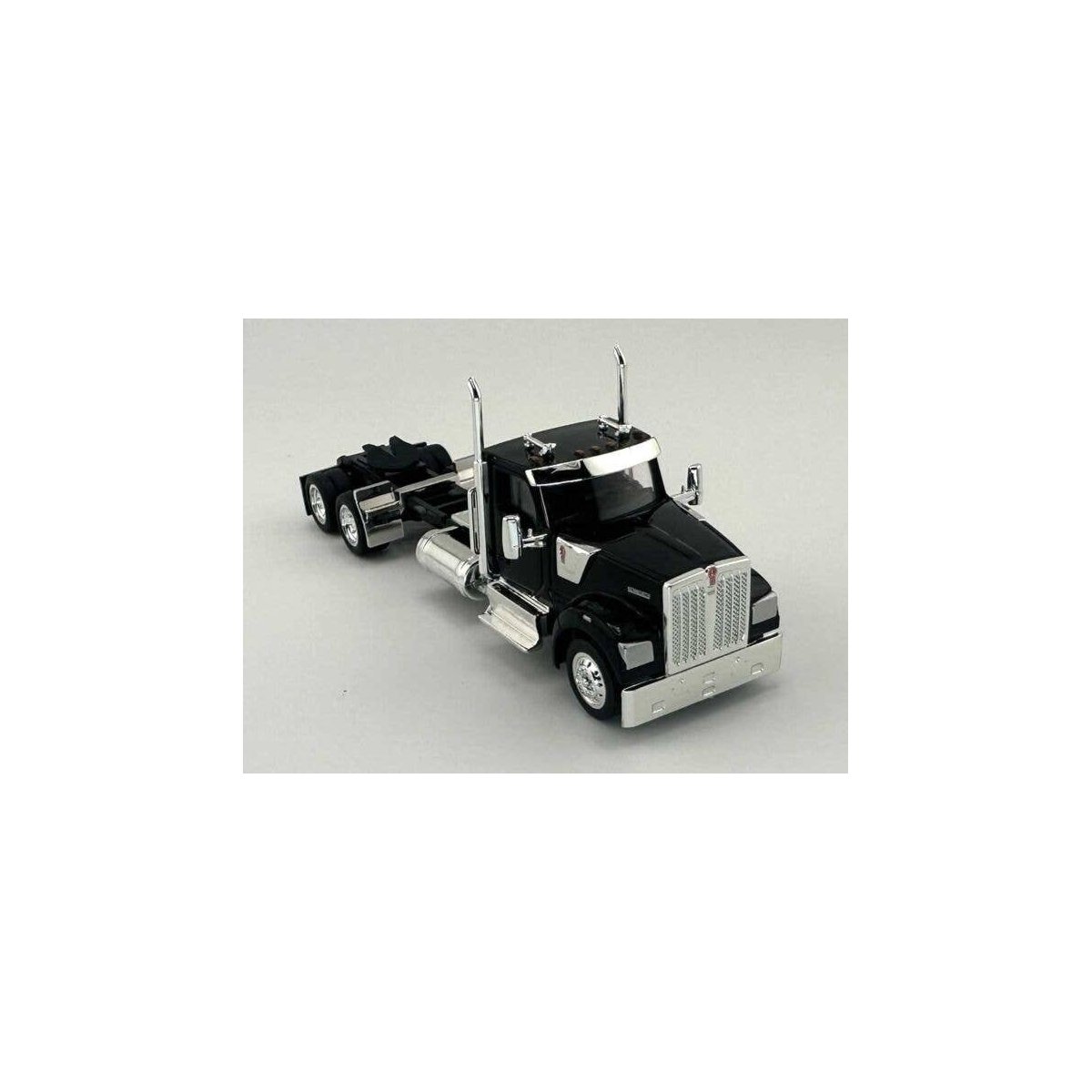 Kenworth 990 2-Axle Day-Cab Semi Tractor - Assembled -- Black, HO, HO Logistics Replicas 990091