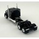 Kenworth 990 Flat-Top Sleeper-Cab Semi Tractor - Assembled -- Black, HO, HO Logistics Replicas 990093