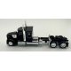 Kenworth 990 Flat-Top Sleeper-Cab Semi Tractor - Assembled -- Black, HO, HO Logistics Replicas 990093