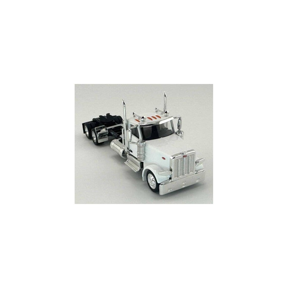 Peterbilt 589 2-Axle Day-Cab Semi Tractor - Assembled -- White, HO, HO Logistics Replicas 589071