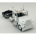 Peterbilt 589 2-Axle Day-Cab Semi Tractor - Assembled -- White, HO, HO Logistics Replicas 589071