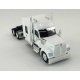 Kenworth 990 Stand-Up Sleeper-Cab Semi Tractor - Assembled -- White, HO, HO Logistics Replicas 990075