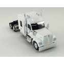 Kenworth 990 Stand-Up Sleeper-Cab Semi Tractor - Assembled -- White, HO, HO Logistics Replicas 990075