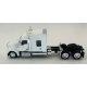 Kenworth 990 Stand-Up Sleeper-Cab Semi Tractor - Assembled -- White, HO, HO Logistics Replicas 990075