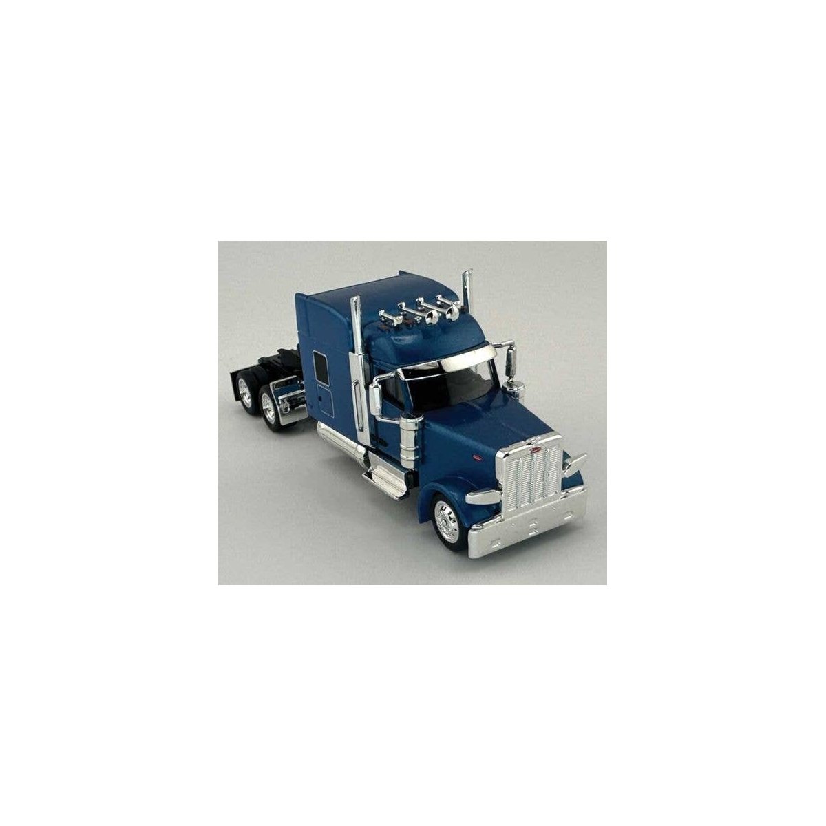 Peterbilt 589 Stand-Up Sleeper-Cab Semi Tractor - Assembled -- Metallic Blue, HO, HO Logistics Replicas 589065