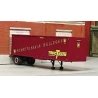 PRR 1950s 30′ Single-Axle Piggyback Trailer - resin Kit -- Undecorated, HO, Sylvan Scale Models T026