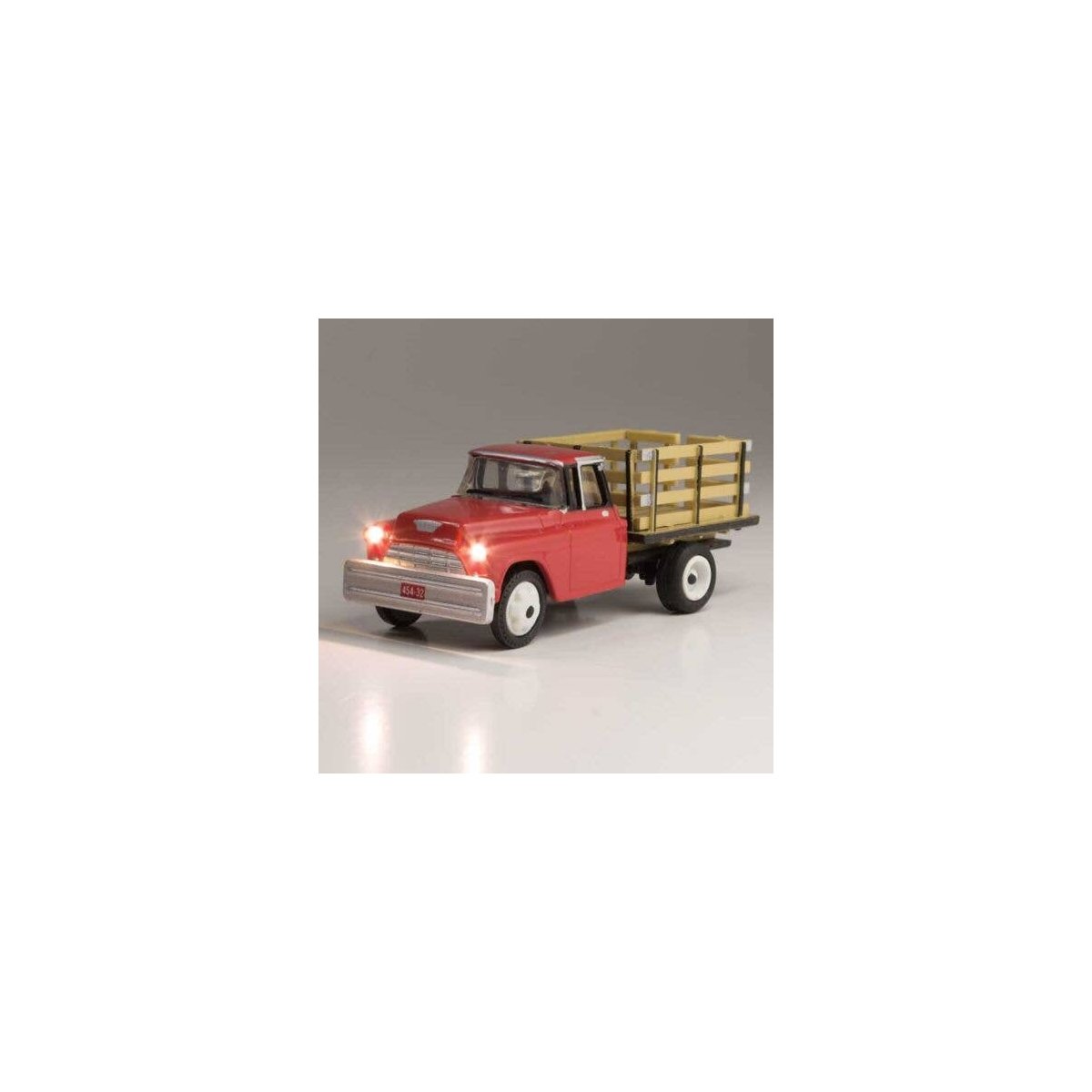 Heavy Hauler - Just Plug(R) Lighted Vehicle -- Red, HO, Woodland Scenics 5595