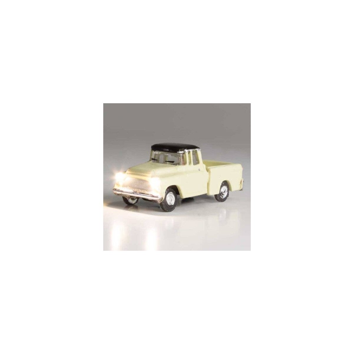 Just Plug(R) Lighted Vehicle -- Work Truck (Light Yellow), N, Woodland Scenics 5617