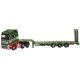 2012 Volvo FH4 with Nooteboom 3-Axle Low Loader Trailer - Assembled -- Cadzow (green, red, whit, N, Oxford Diecast NVOL4007