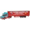 1990-2010 Scania T Tractor with Curtain-Side Trailer - Assembled -- J.H. Yates and Sons Ltd., N, Oxford Diecast NTCAB008