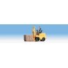 Forklift w/Figure - Assembled -- Yellow, HO, Noch Gmbh & Co 16770