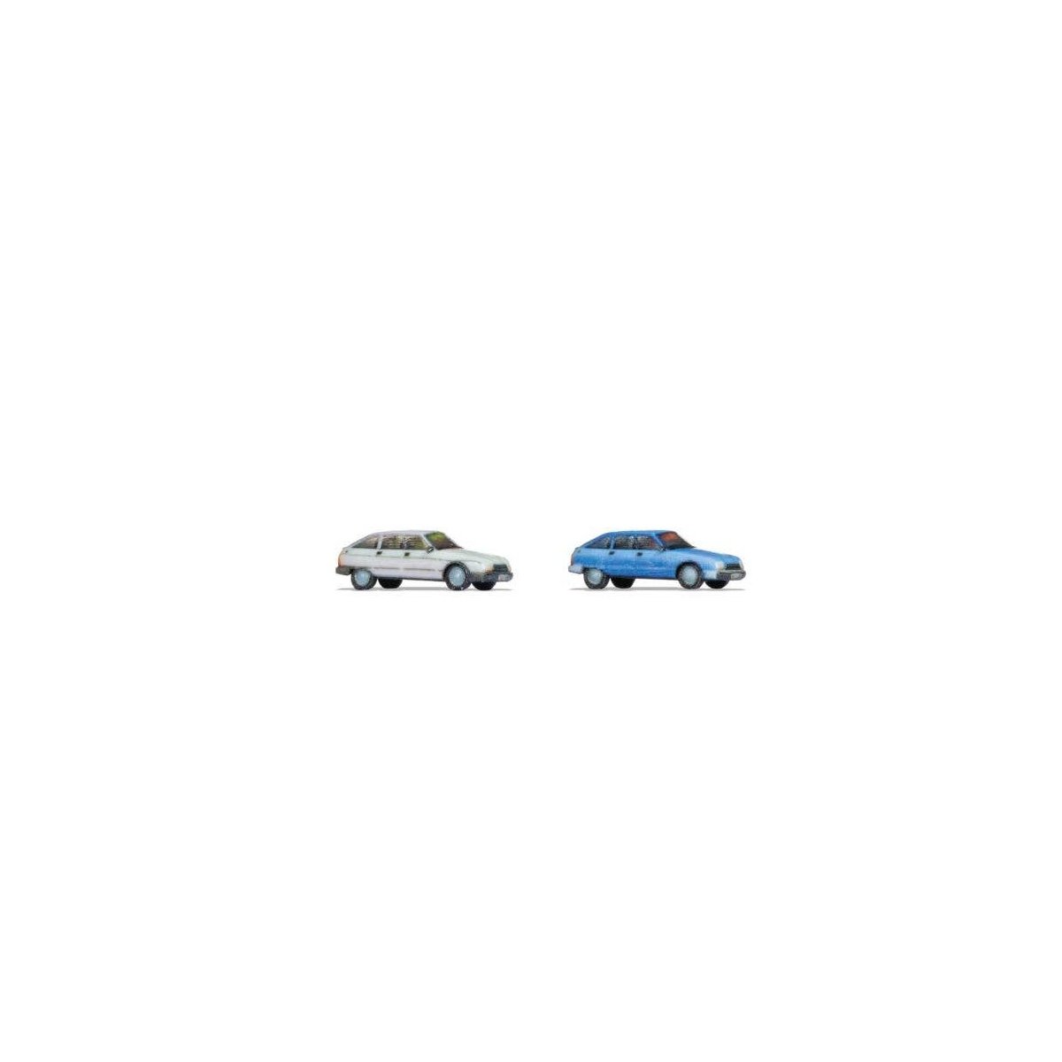 1970-1986 Citroen GS 2-Pack - Color 3D Print -- 1 Blue, 1 White, Z, Noch Gmbh & Co 44603