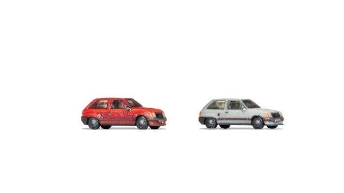 1982 Opel Corsa 2-Pack - Color 3D Print -- 1 Red, 1 White, Z, Noch Gmbh & Co 44602