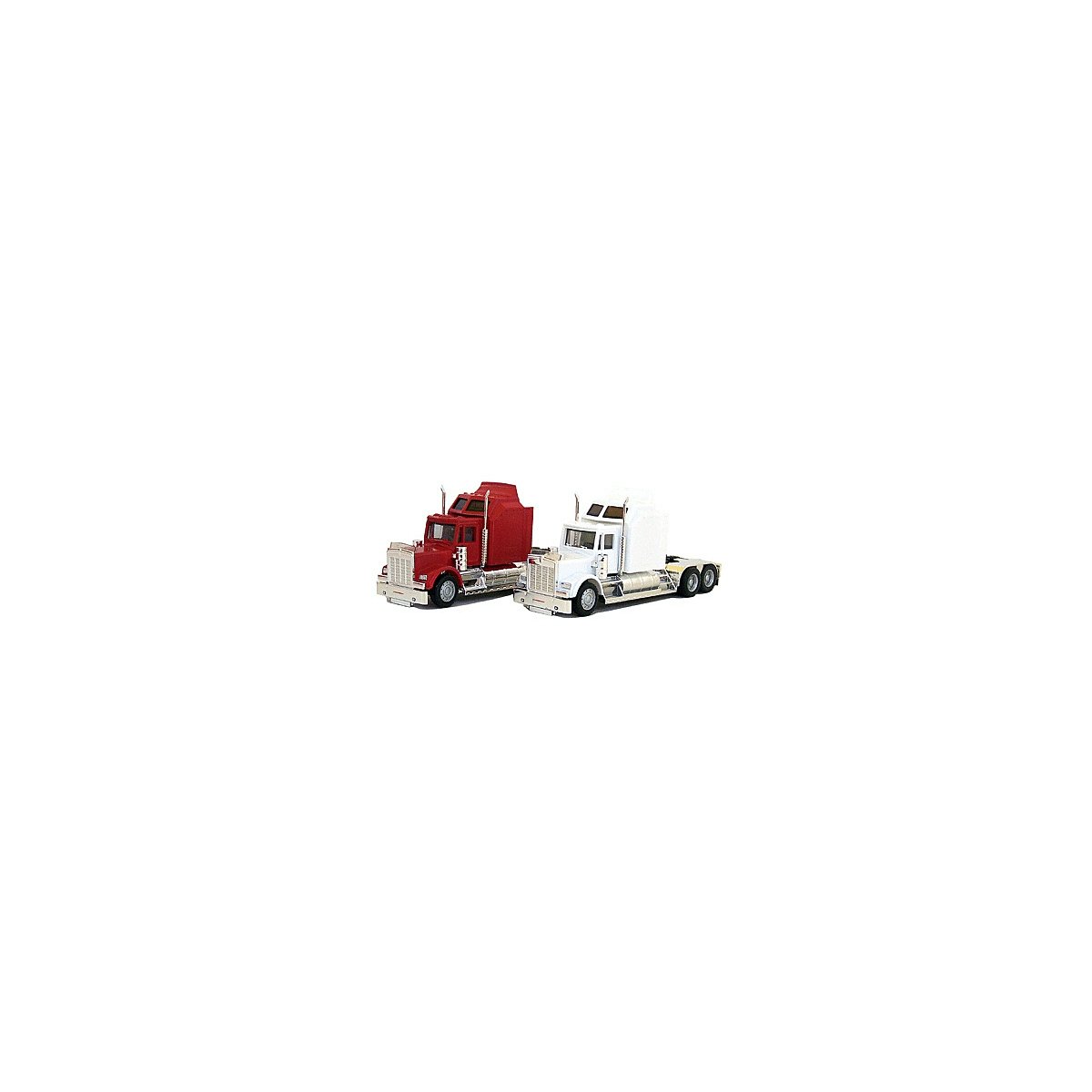 American Trucks Kenworkth W-900 3-Axle Conventional Tractor -- With 60′ Aerodyne Sleeper & Extended, HO, Herpa Models 35235