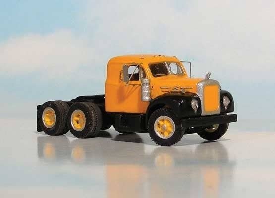 1953-1965 Mack B-61 Tandem-Axle Tractor Only - Resin Kit -- Undecorated, HO, Sylvan Scale Models V099