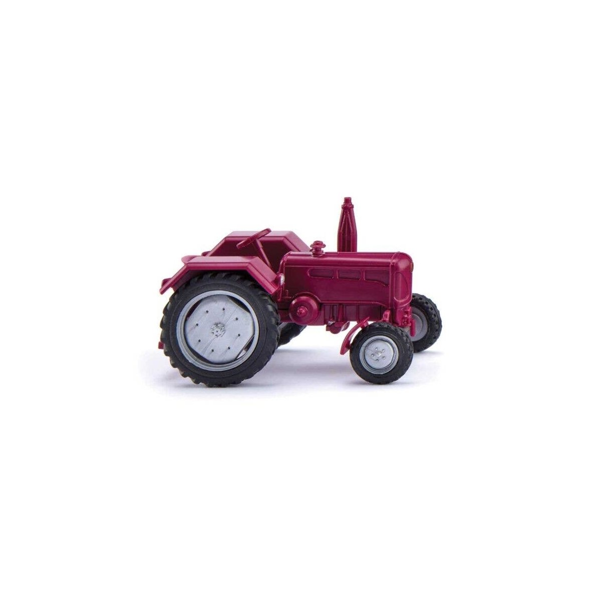 1955-1960 Lanz D 2016 Farm Tractor - Assembled -- Red, HO, Wiking 88204